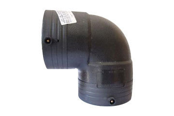 Εξωτερικό περιβάλλον 90 αγκώνας pe electrofusion ° HDPE των τοποθετήσεων σωληνώσεων