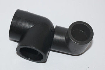 SDR11 καυτός HDPE συγκόλλησης DN10 υποδοχών λειωμένων μετάλλων αγκώνας σωλήνων