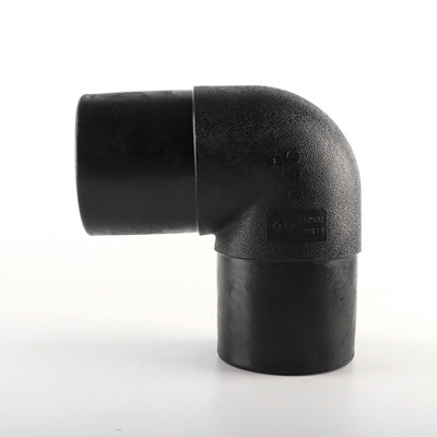 Τοποθέτηση σωληνώσεων PE DIN 200mm HDPE 90 βαθμού αγκώνας